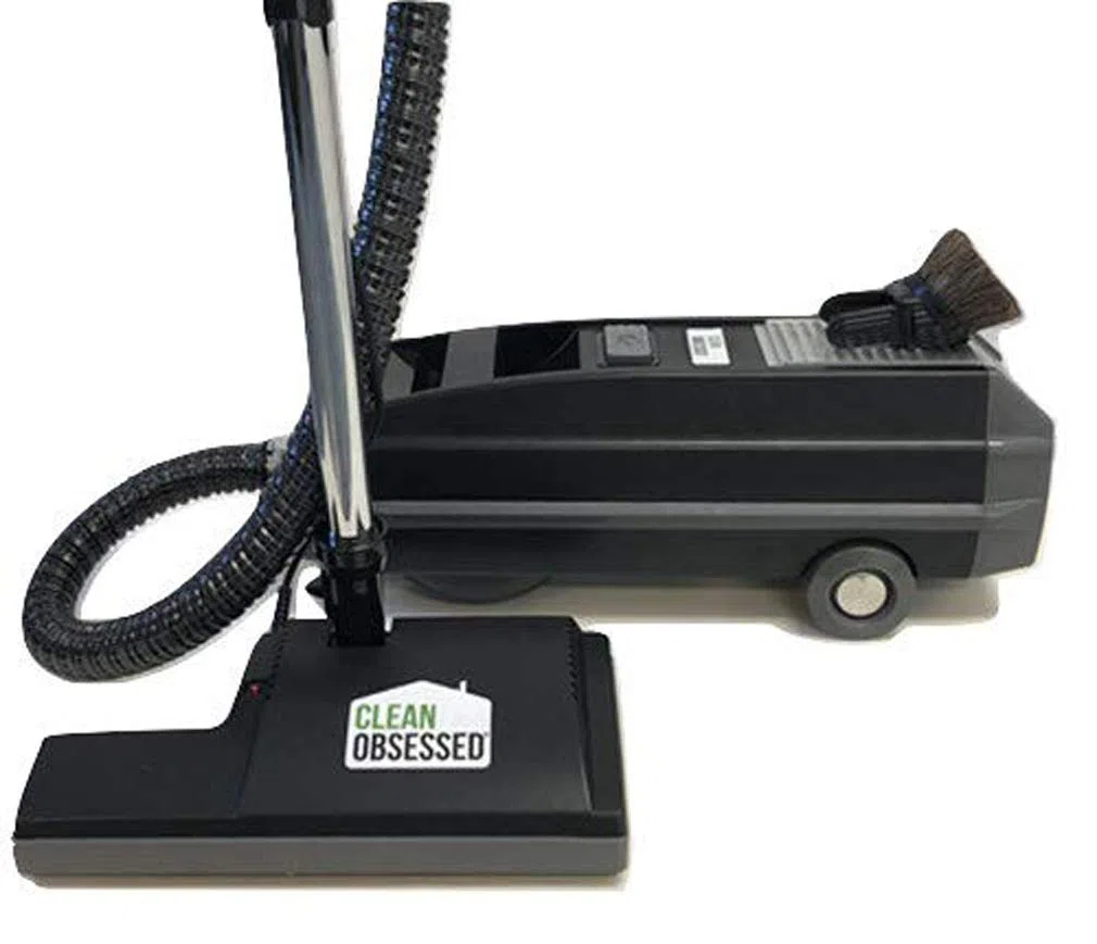 Clean Obsessed CO888 Powerteam Pro Kanister Staubsauger, Schwarz/Silber