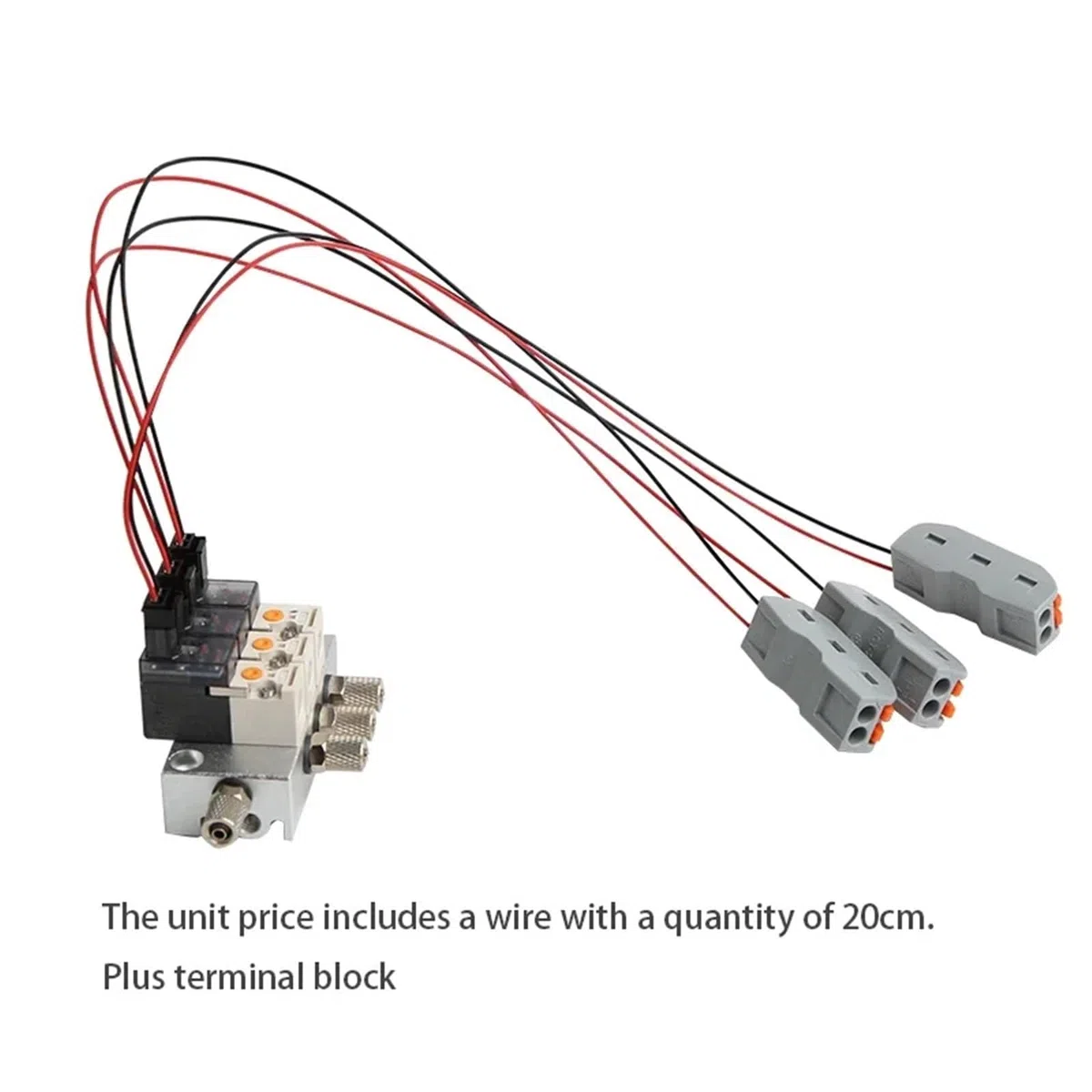 12V 24V 220V Miniatur-Pneumatik-Magnetventilkombination Überdruck Unterdruck verwenden 2/3-Wege-NC-Ventile(4F,101-220V-4)