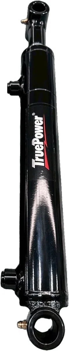 TruePower Hydraulikzylinder, doppeltwirkender und stahlgeschweißter Kreuzrohrzylinder, 3,8 cm Bohrung x 20,3 cm Hub x 2,5 cm Stange, 7/16-Zoll-20UNF (SAE #4) Port, 3000 PSI