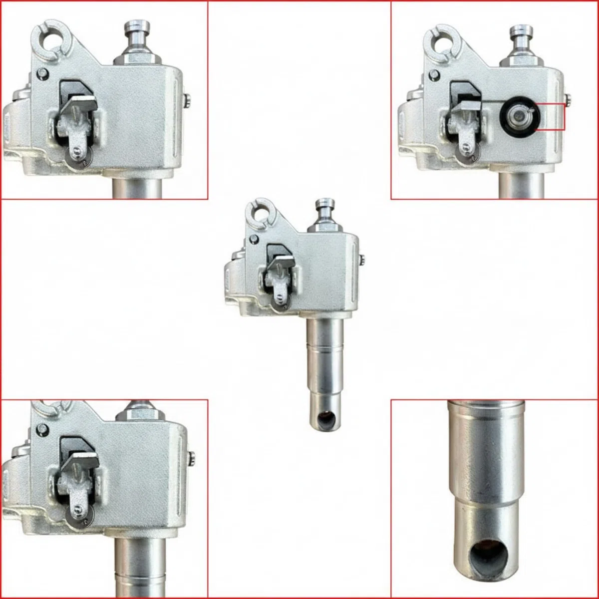 Gralara Wagenheber-Pumpe Stabil Ölpumpenkern Kompakt Hydraulikstempel mit Kolbenstange für Fahrzeugreparatur, 2 Tonnen, Achsdurchmesser 50 Mm