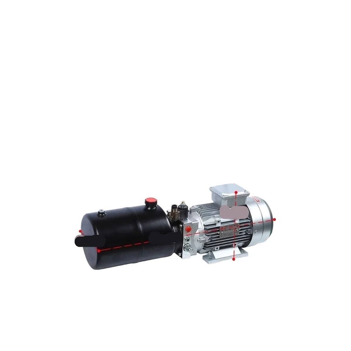 Hydraulikaggregat Leistungsmaschinenmotor Elektromagnetischer elektrischer Gabelstapler Ladebordwand-Hebehydraulikpumpenstation 220 V(2.2KW -EM-10L)