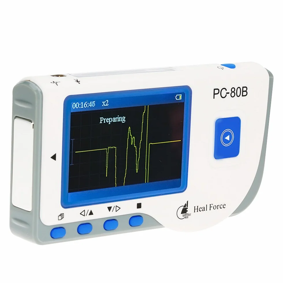 Healforce PC-80B Herz EKG-Monitor Datenrekorder mit Software